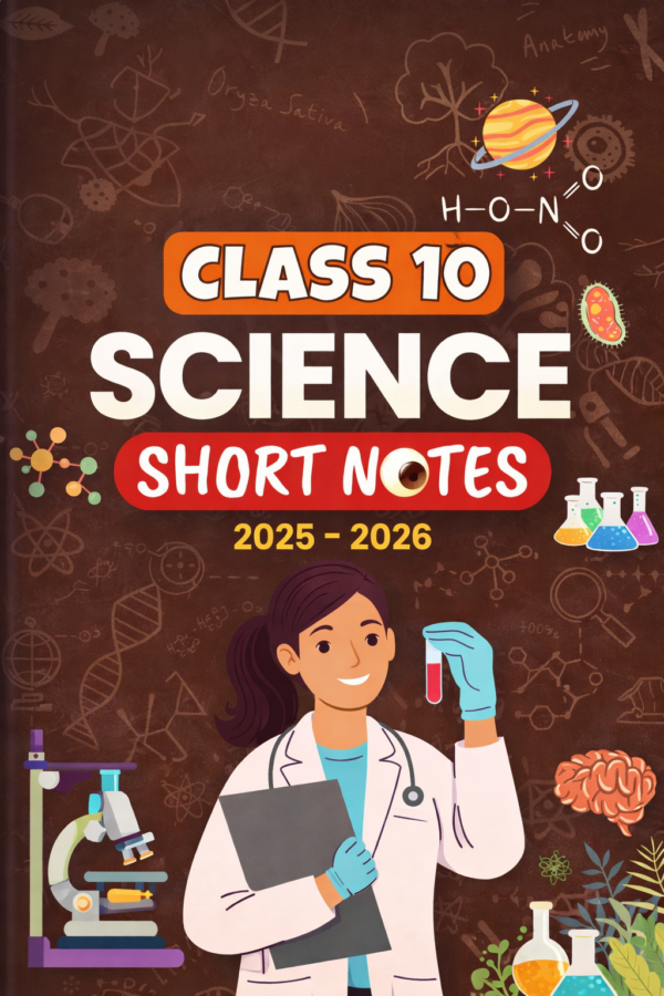 Class 10th Science Short Notes 2025-2026  | Digital Handwritten Notes.