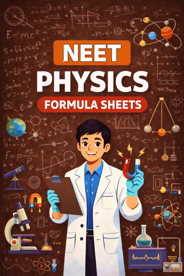 NEET Physics Formula Sheets | Digital Pdf